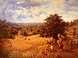 Harvest Canvas Paintings - Harvest Time
